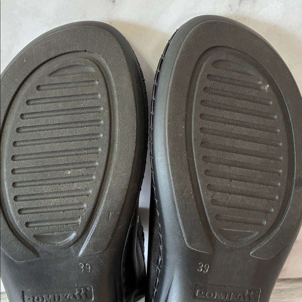 Romika Women's Black Leather Open Toe Sandals - Picture 14 of 15